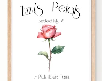It's A Wonderful Life, Zuzu's Petals Classic Movie, Christmas Movie Print FLoral Its a Wonderful life gift