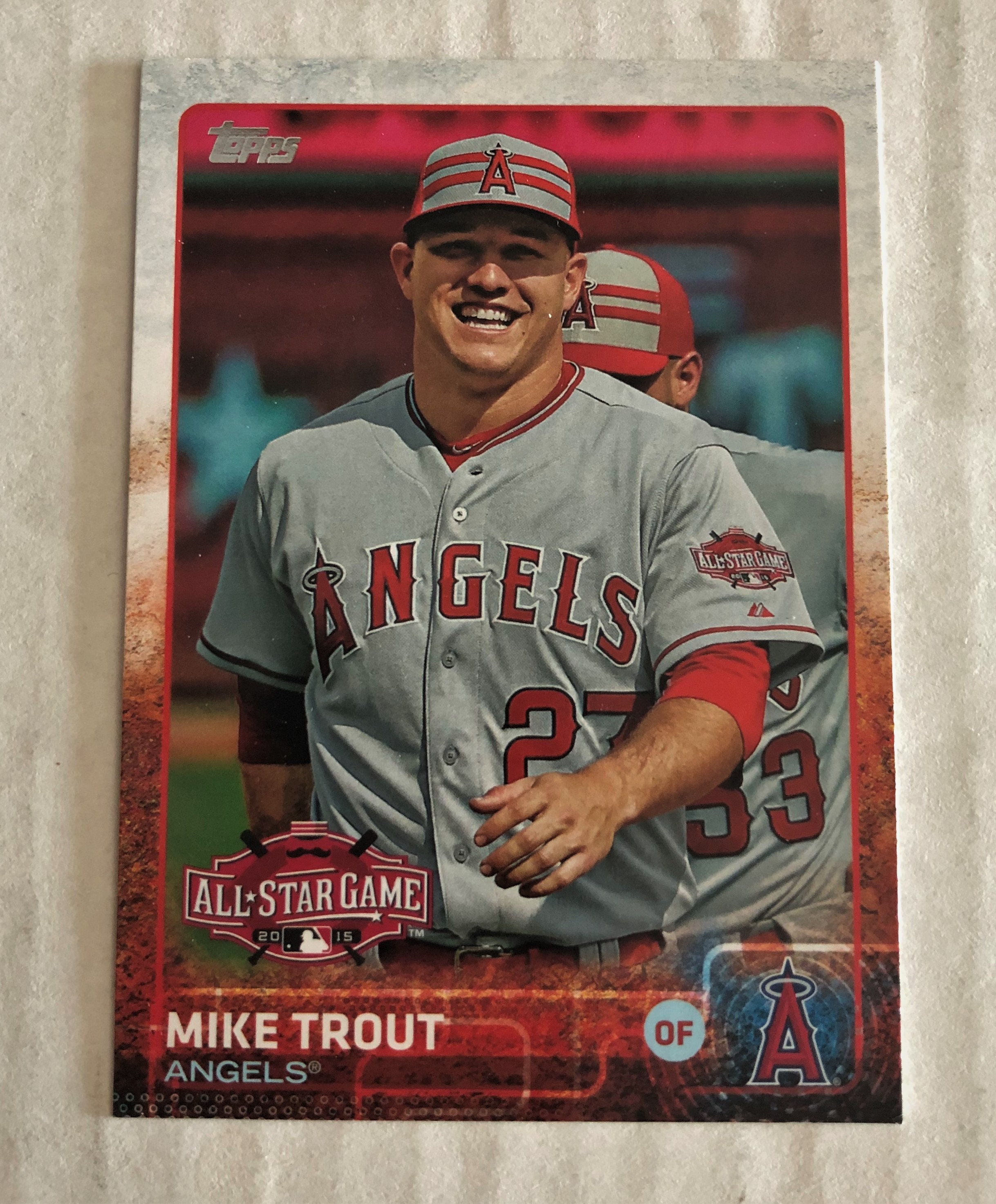 2015 Topps Update All-star Game Mike Trout 