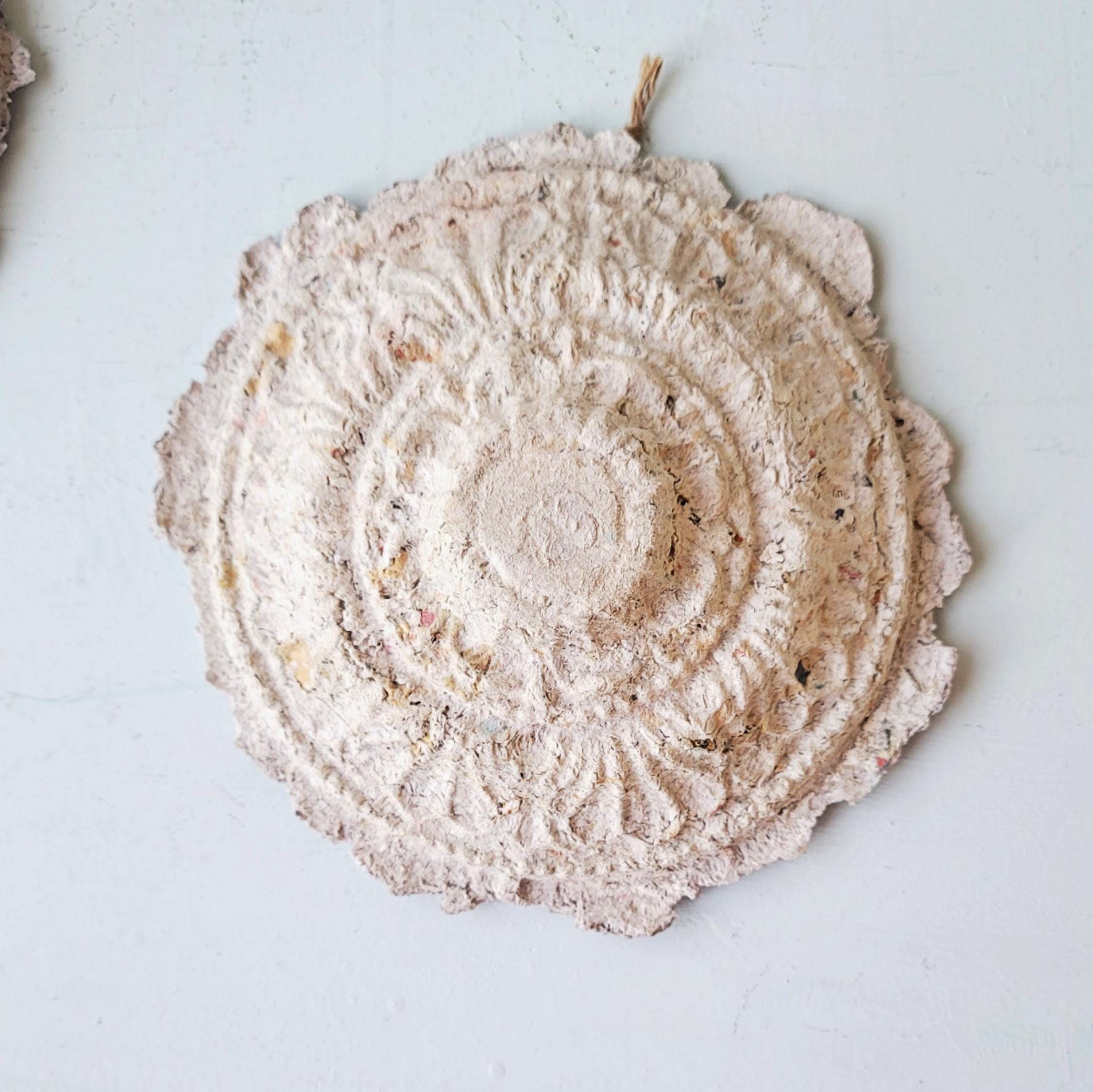 Rustic Faux Stone Paper Mache Wall Decor Dial: Filligree - Etsy