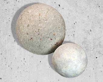 Primitive Paper Mache Accent Balls: Atlas