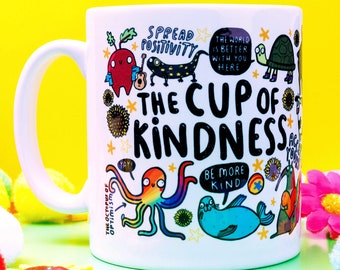 The Cup of Kindness - Mental Health - Anxiety - Self Care - Katie Abey - Positivity - Mug