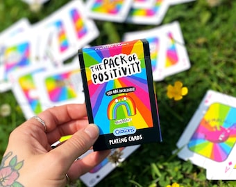 The Pack of Positivity Playing Cards- Illustrator Katie Abey