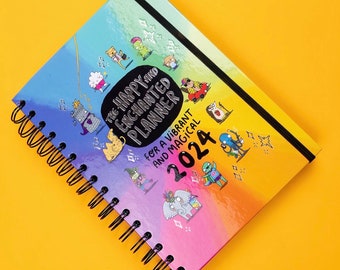 The Happy and Enchanted Planner 2024 - Astrology Journal - Creative Therapy