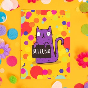 Bellend A6 Postkarte - Offensive - Lustige Postkarte - Katie Abey