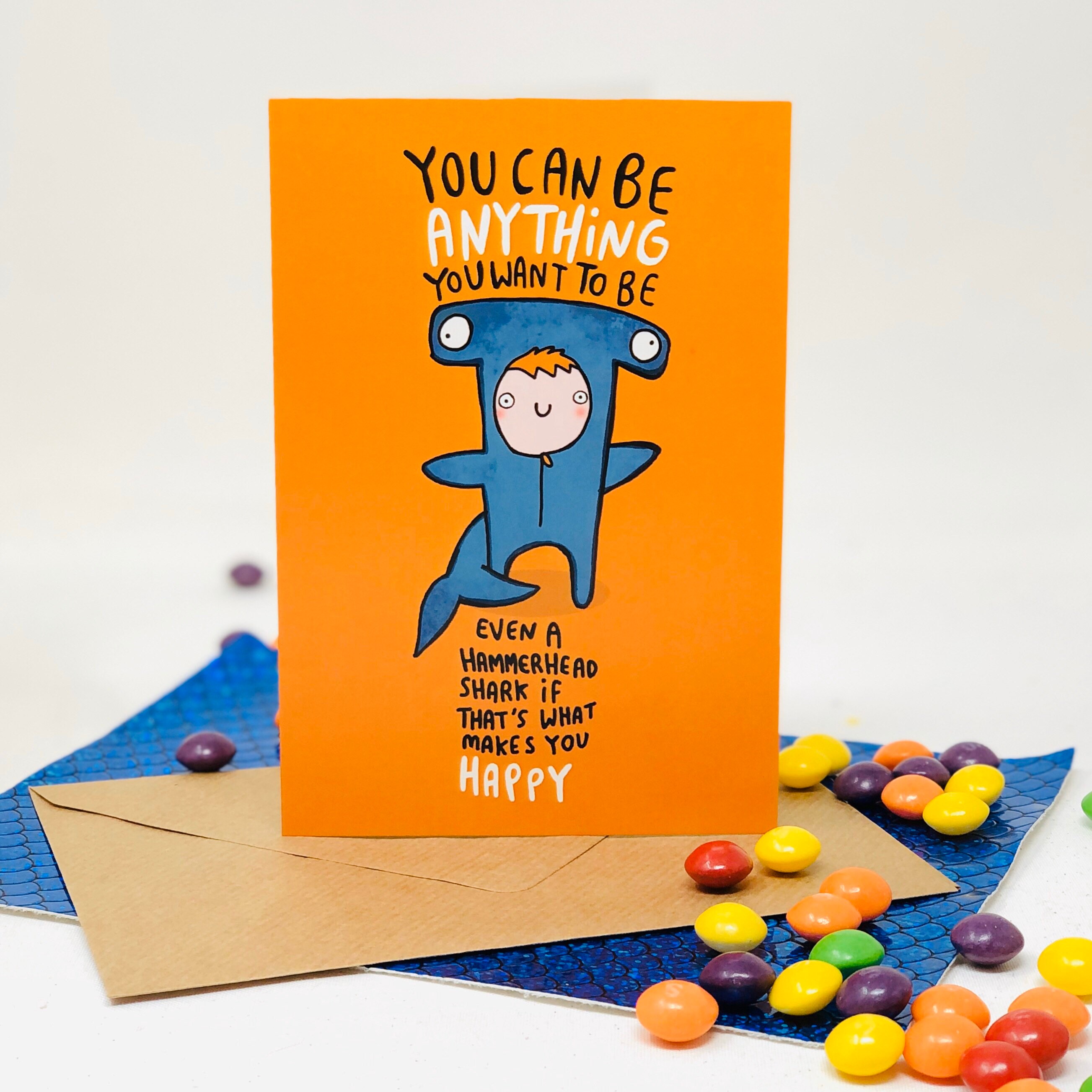 You Can Be Anything You Want To Be A6 Card Greeting Card | Etsy