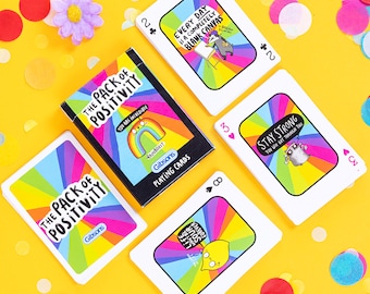 The Pack of Positivity Playing Cards- Illustrator Katie Abey