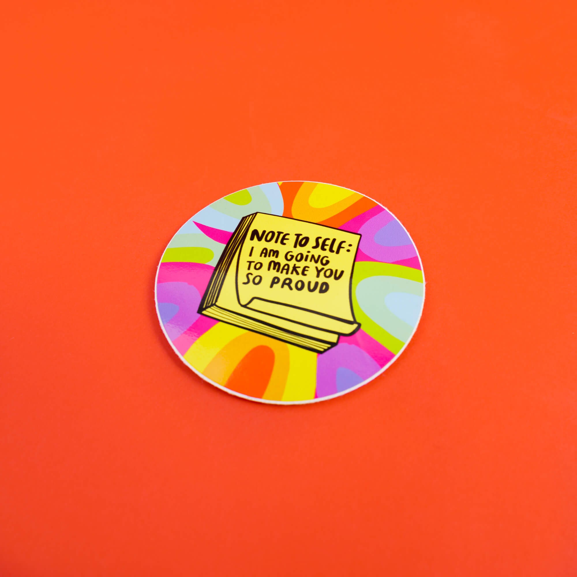 Note to Self Sticker - Katie Abey - Motivational - Positivity - Etsy