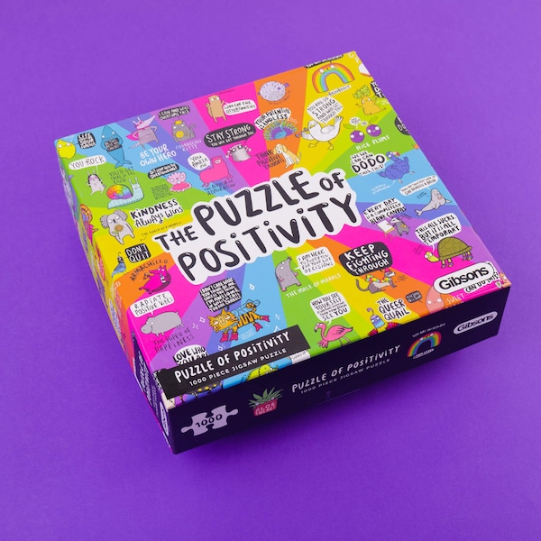 The Puzzle of Positivity - Rainbow Jigsaw - Katie Abey
