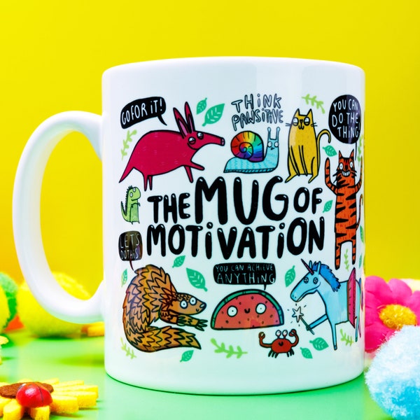 The Mug of Motivation  - Illustrative  - New Job - Confidence Boost - Katie Abey - Housewarming