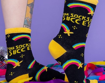The Socks of Success - Colourful Socks - Katie Abey Socks - Positivity