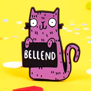 Bellend - Rude Fridge Magnet - Sweary Rainbow Cats - Magnet - Offensive Gift - Insult Gift - Swear gift - 3D Printed - Katie Abey