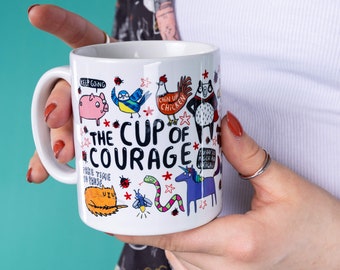 The Cup of Courage - Mental Health - Confidence boost - Anxiety - Get well - Self Care - Katie Abey