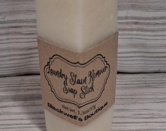 Laundry Stain Remover Soap Stick Natural Lemon Scent Pretreat Wash Clean Laundromat Mom Hack Dirt Grease Grime Stain Stick Clothes Fabric