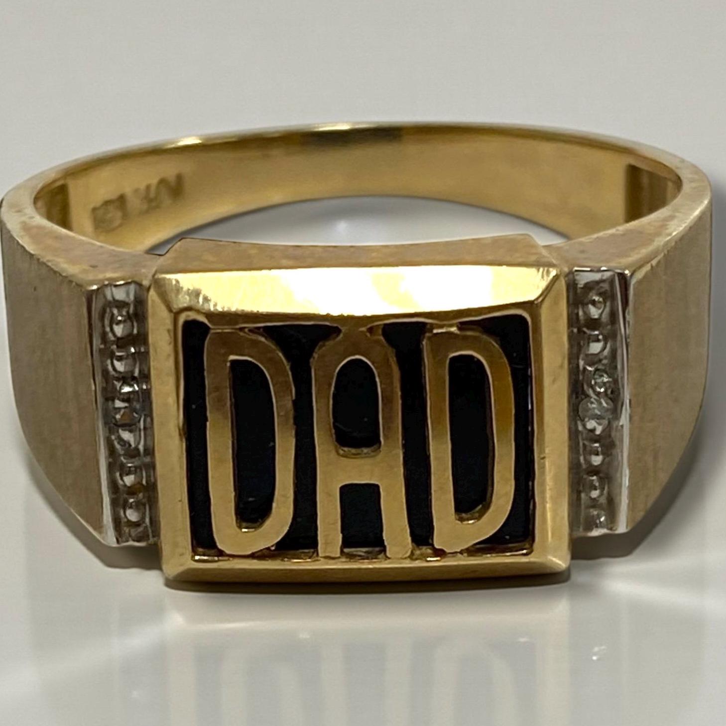 VINTAGE Solid 10k Yellow Gold MENS VINTAGE Solid 10k Yellow Gold MENS