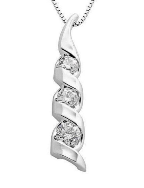 GORGEOUS Sirena® 1/2 CTW Diamond 14K White Gold 3… - image 10