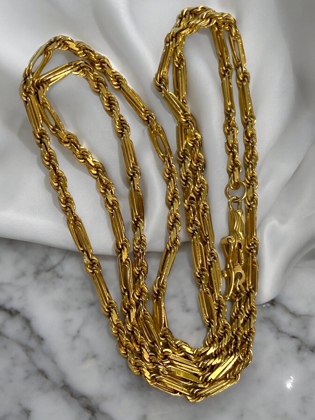 Ice Barrel Chain in 14k Yellow Gold (2.70 mm)