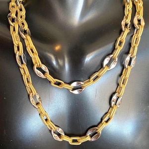 750 Italian Gold Necklace - Etsy