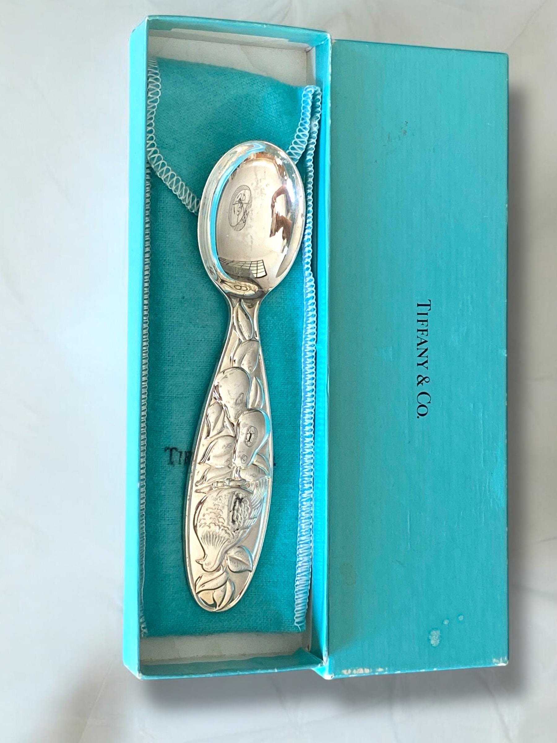 Tiffany & Co Sterling Silver 925 Partridge in a Pear Tree Spoon