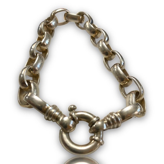 GORGEOUS Heavy Unisex Sterling Silver Chain Toggl… - image 8