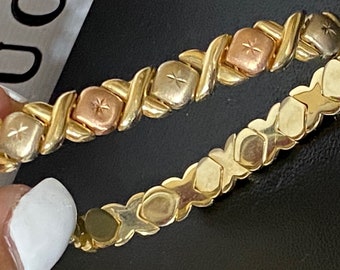 14k gold 2024 xoxo bracelet
