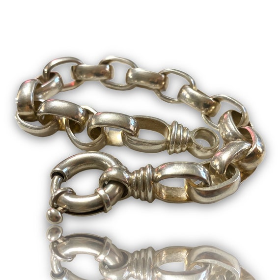GORGEOUS Heavy Unisex Sterling Silver Chain Toggl… - image 7