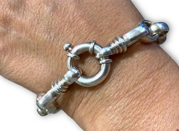 ブレスレット LESS IS MORE silver toggle bracelet Amazon.com: Million Charms 925 Sterling Silver Heart Toggle