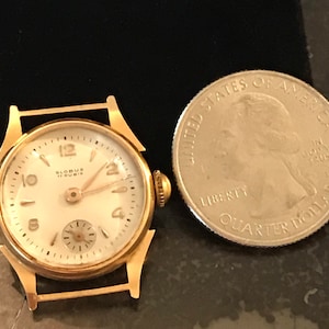 Vintage Globus 17 Rubis Solid 18K Gold Automatic Watch