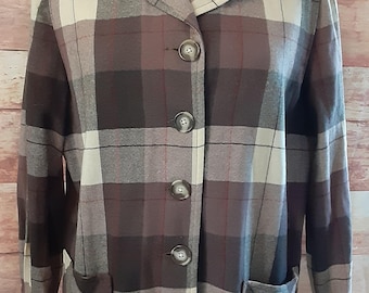 Vintage Pendleton Wool 49ers Brown Tones Jacket.