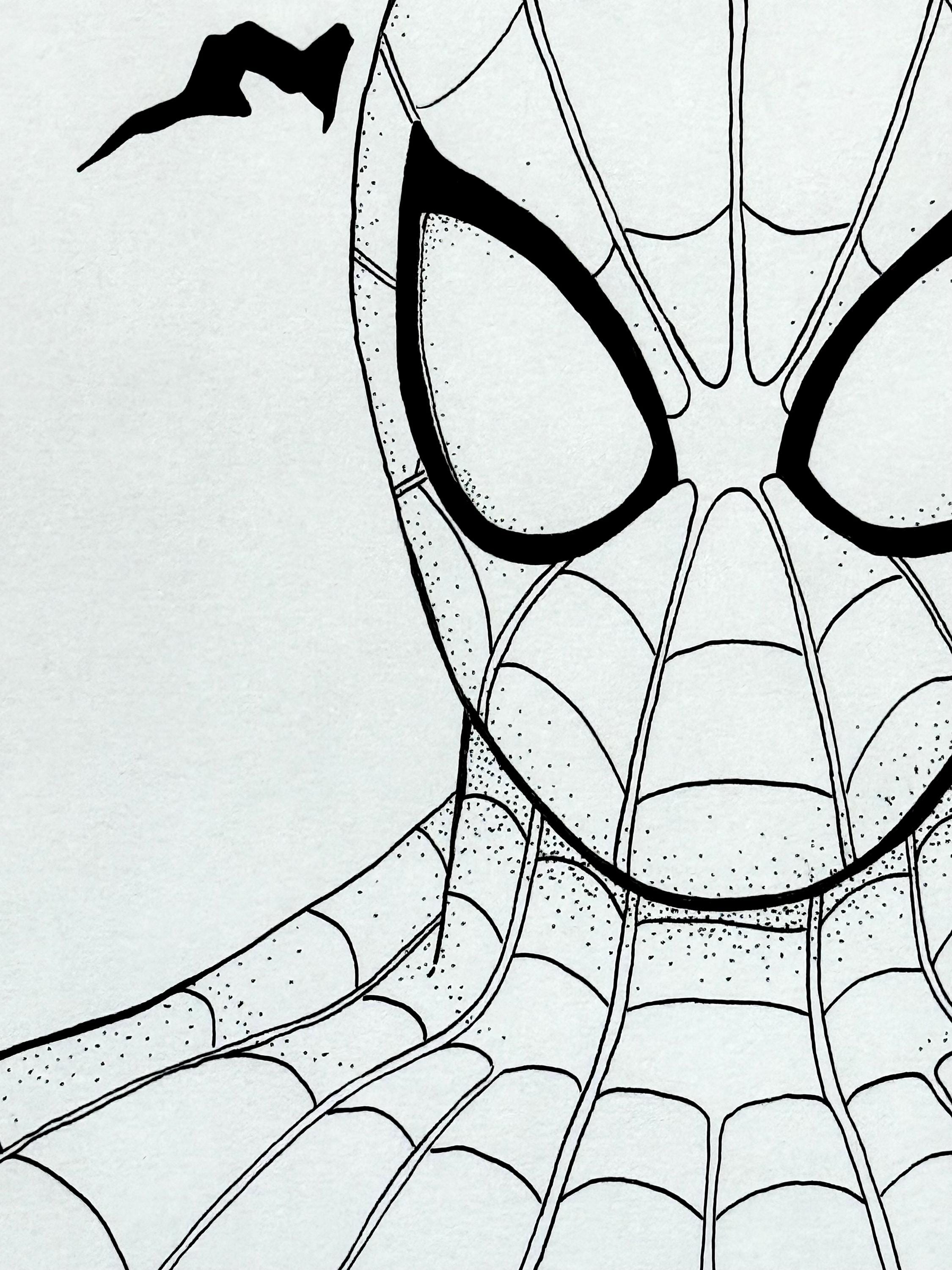 Spidey Sense- Original Ink Illustration (12x9) - Etsy