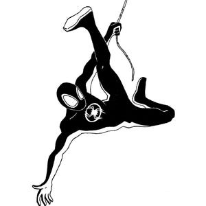 Miles Morales- Original Ink Illustration (7x5)
