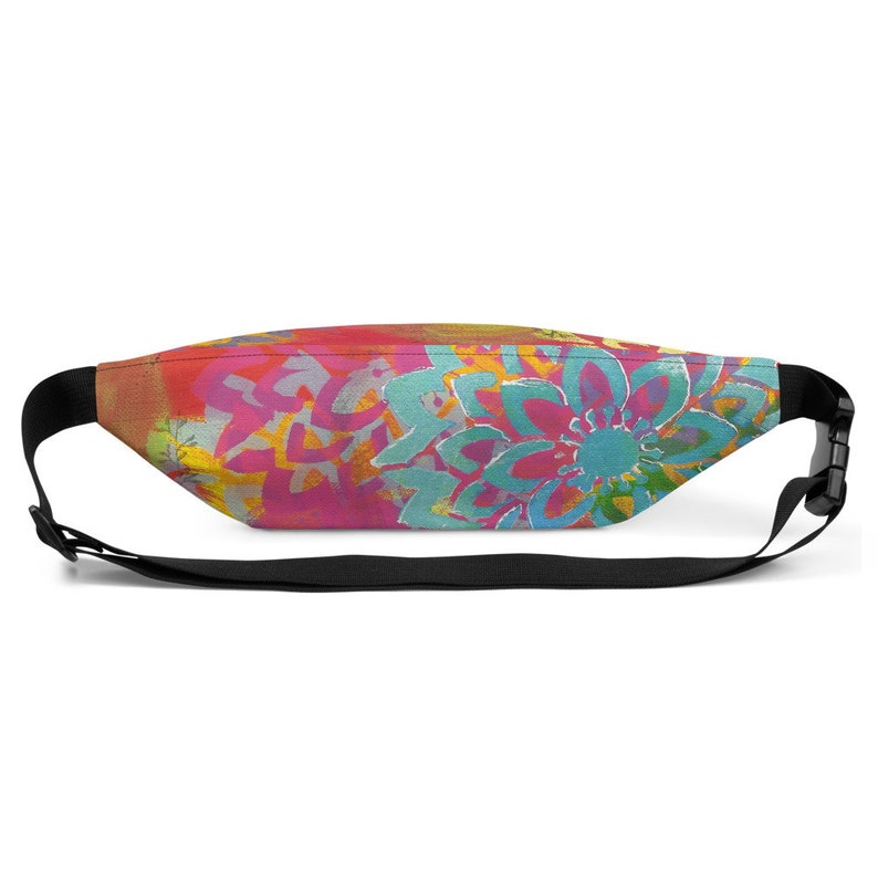 X 13 inches Unique Artist Design Gift for Her Fanny Pack For the Active Woman with Adjustable Straps 6.5 inches 2 sizes 16cm 33cm