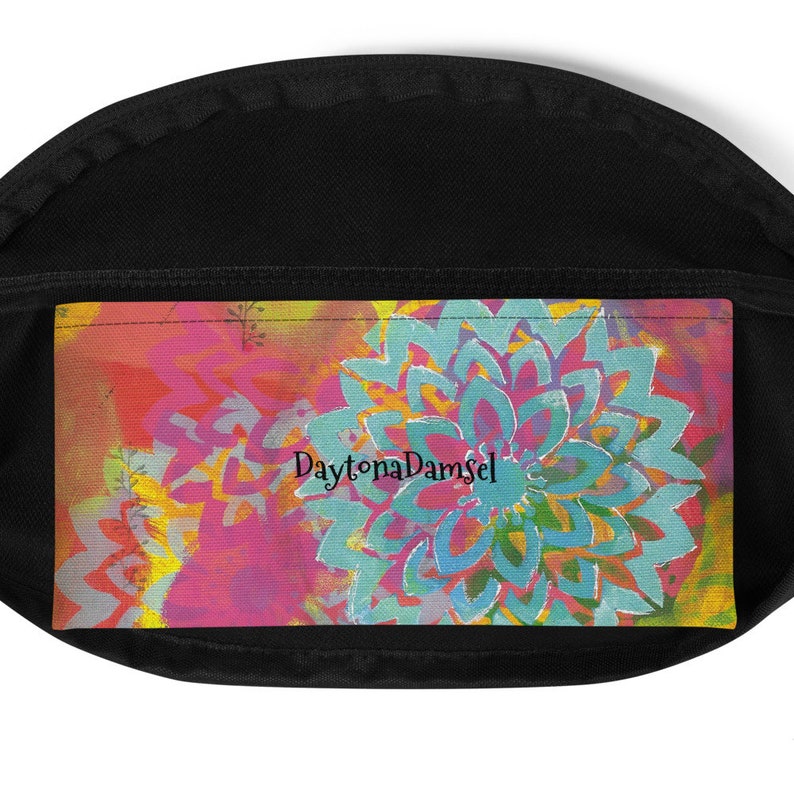 X 13 inches Unique Artist Design Gift for Her Fanny Pack For the Active Woman with Adjustable Straps 6.5 inches 2 sizes 16cm 33cm