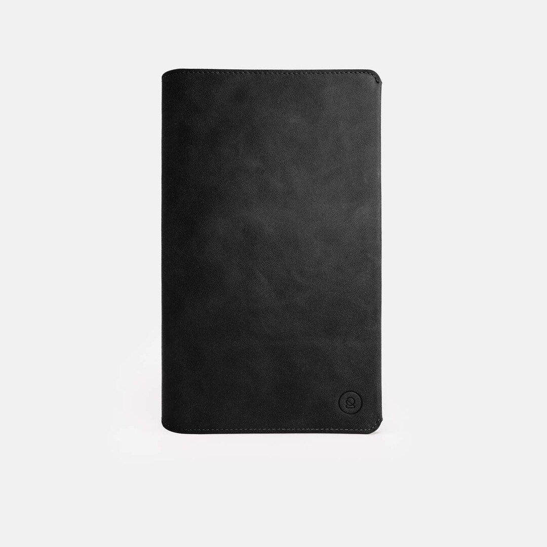 Leather Notebook Cover for Leuchtturm Black Handmade Journal Cover ...