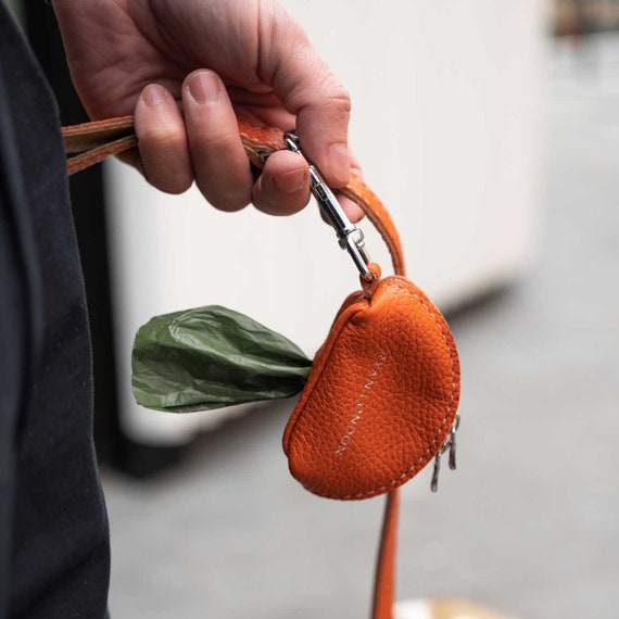Soft Italian Leather Tote with Zip - Orange - RYAN London