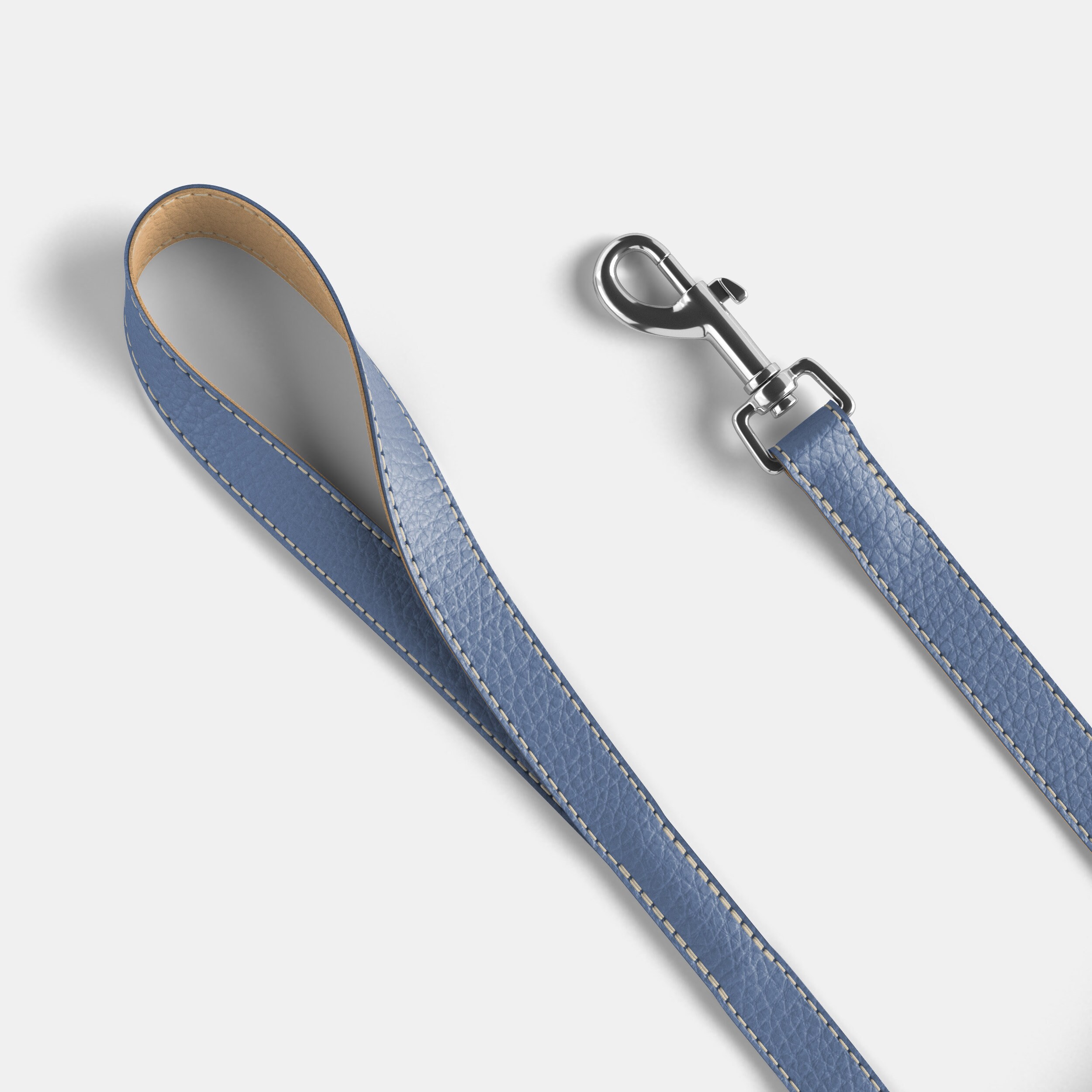 soft leather dog leash