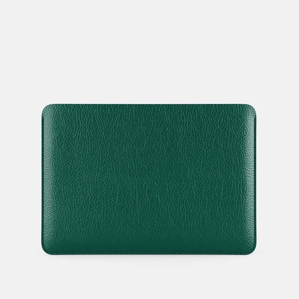 iPad Air 10.9" Ledertasche - Avocado Grün und Orange