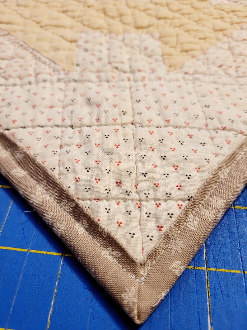 Vintage/antique Churn Dash Cutter Quilt Project Bag/zipper Etsy