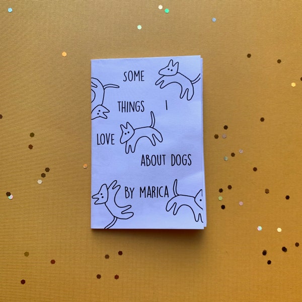 Some things I love about dogs mini zine - comic book