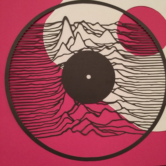 Joy Division Unknown Pleasures Paper Cut Art Vinyl Record - Etsy