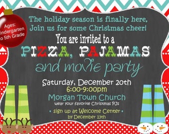 pajama christmas invitation pajama party kids christmas party christmas invitation chalkboard christmas party invitation digital chevron - Christmas Pajama Party pajama christmas invitation pajama party kids christmas party christmas invitation chalkboard christmas party invitation digital chevron - Christmas Pajama Party