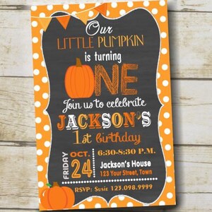 Lil Pumpkin Chalkboard Sign Pumpkin Poster Birthday Sign 1st - Etsy