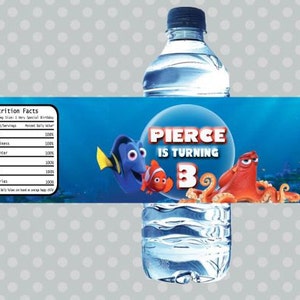 Finding Dory Labels, Finding Dory Water Bottle Labels, Finding Dory ...