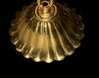 Vintaje brass canopy chandelier parts complete