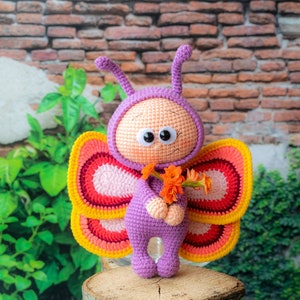 Butterfly Mini Bonnie - Havva Designs CROCHET PATTERN / Amigurumi Tutorial