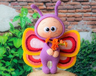 Butterfly Mini Bonnie - Havva Designs CROCHET PATTERN / Amigurumi Tutorial