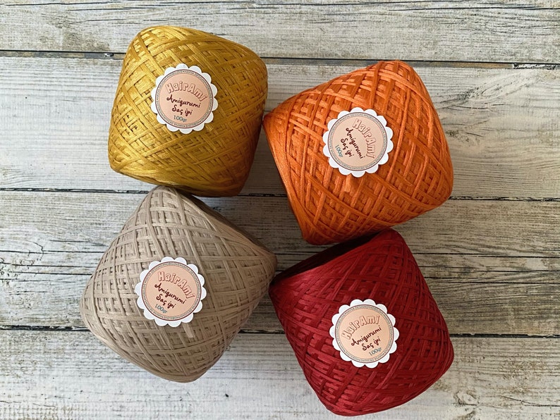 Hairami Special Yarn for Amigurumi Baby Doll Hair and Etsy