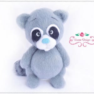 Timbo the Raccoon Pattern - HavvaDesigns CROCHET Raccoon Toy PATTERN / Amigurumi PDF Tutorial