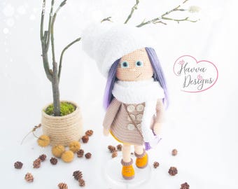 Winter Doll - Havva Designs CROCHET PATTERN