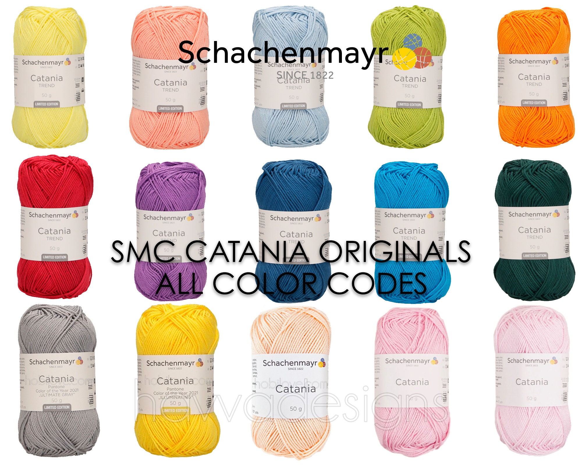 SMC Catania Originals Schachenmayr® Codes 403 to 438 and TREND Limite…