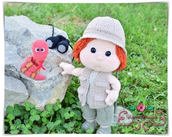 Tommy in Safari Crochet Pattern - Amigurumi PDF Crochet Snake Pattern